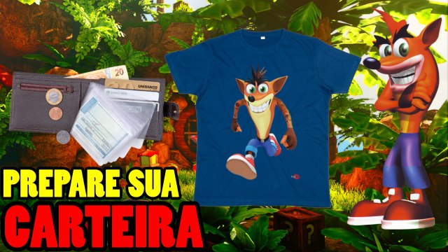 CRASH BANDICOOT GANHA LINHA COM DIVERSOS PRODUTOS