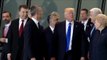 Donald Trump PUSHES The Prime Minister Of Montenegro To Be In Front of Group (VIDEO)