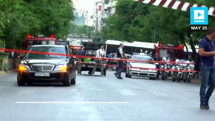 Former Greek PM Lucas Papademos injured in car blast