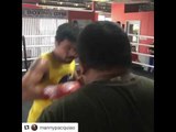 Manny Pacquiao In Camp For Jeff Horn Looking Fast & Powerful - esnews boxing