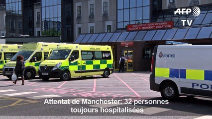 Manchester: 32 personnes toujours hospitalisées