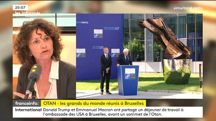 Jannick Alimi (Le Parisien) : "C'est une poignée de main historique" entre Trump et Macron