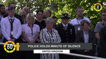 In 60 Seconds: Police Holds Minute Of Silence In The U.K.