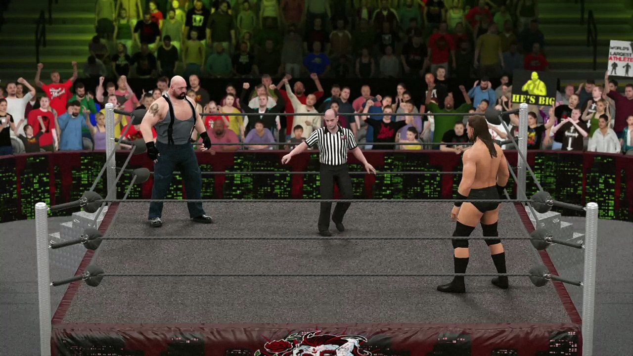 WWE 2K17 big show v big cass