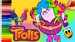 Coloring Trolls Bridget Crayola Coloring Book washable markers ❤ COLORING WITH KOKI DISNEY TOYS