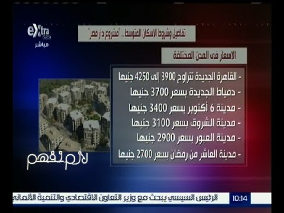 لازم نفهم | تفاصيل وشروط الإسكان المتوسط .. “ مشروع دار مصر “