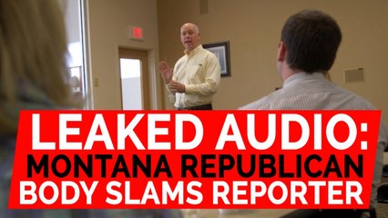 Recording of Montana Republican congressional candidate Gianforte body-slamming reporter leaked