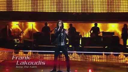 Frank Lakoudis sings Keep The Faith   The Voice Australia 2014