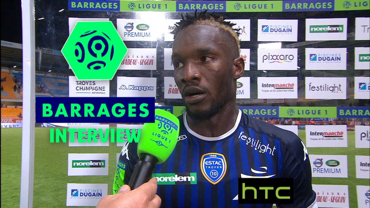 Interview de fin de match : ESTAC Troyes - FC Lorient / Barrage aller Ligue 1 (saison 2016-17)
