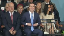 Facebook's Mark Zuckerberg gives Harvard commencement speech