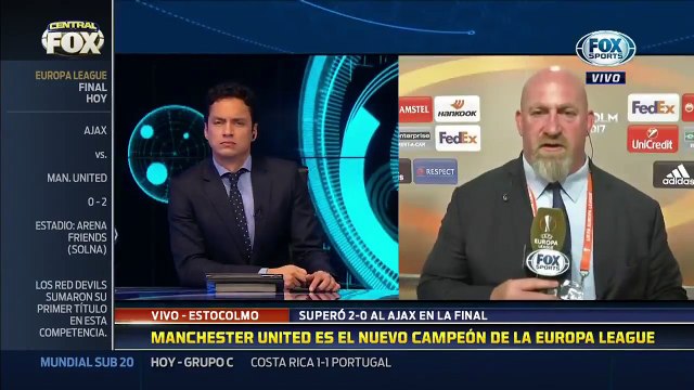 Declaraciones de Antonio Valencia campeón de la EUROPA LEAGUE (Ajax 0-2 Manchester United) 2017