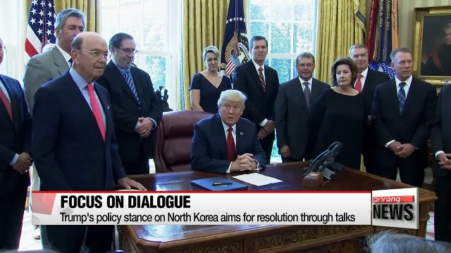 Trump's policy stance on North Korea aims for resolution through talks