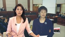 Former President Park's second hearing focuses on bribery allegations