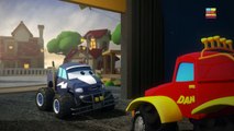 Haunted House Monster Truck   Monster Truck Dan   Scary Monster Trucks   Cartoon Cars