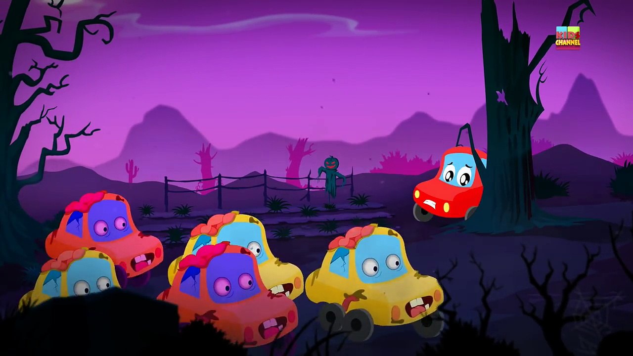 Little Red Car   Halloween Is Back   Haunted House Monster Truck   Halloween Videos For Children