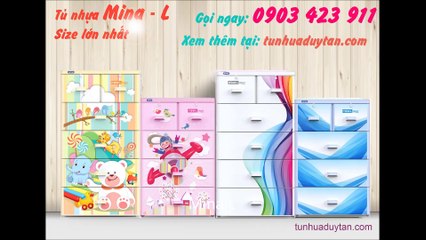 Tủ nhựa Mina L - Nhựa Duy Tân chào hàng sản phẩm mới