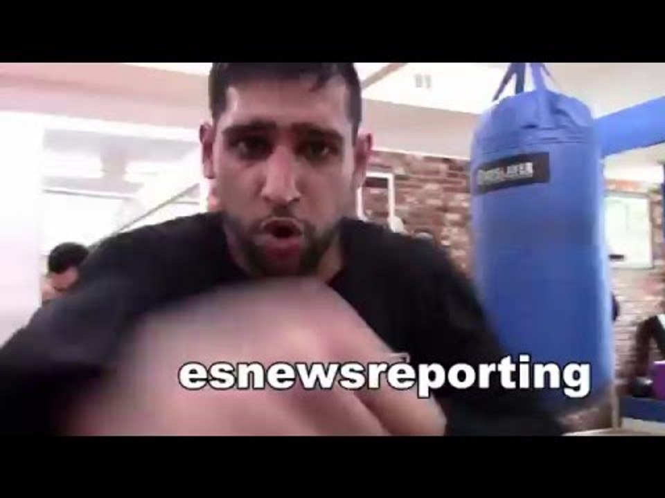 SICK SPEED how many punches does AMIR KHAN throw in 10 seconds - EsNews Boxing