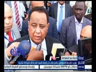 #غرفة_الأخبار | وزير الخارجية السوداني يأمل في حل أزمة السد في إطار شراكة ثلاثية