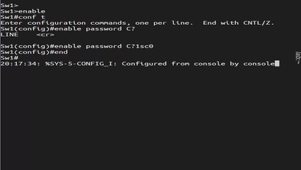 Configuring Passwords on Catalyst Switches
