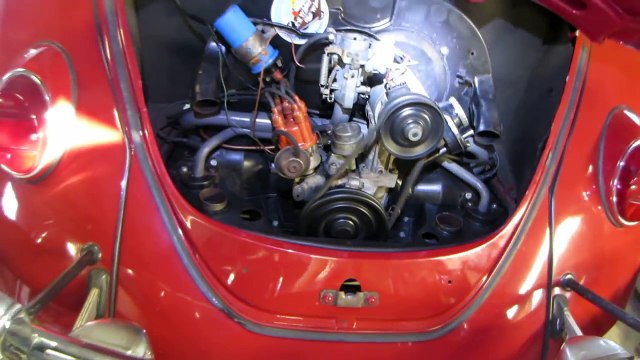 1967 vw engine install and cold start