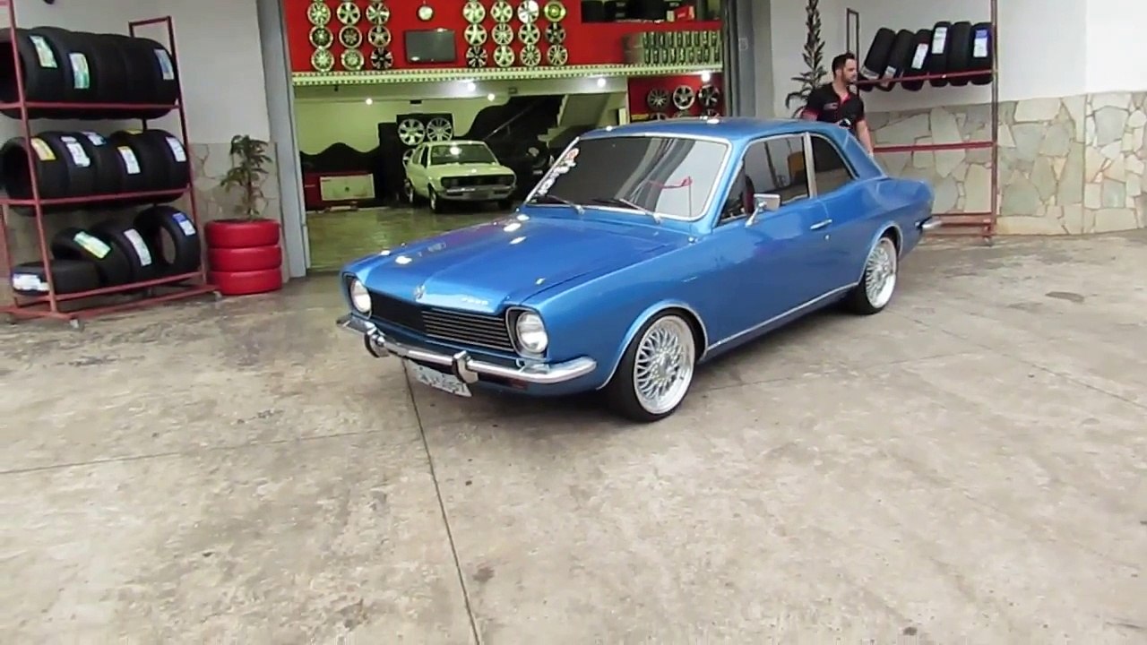 CORCEL REBAIXADO COM RODAS BBS 17 E PNEUS 185_35_17