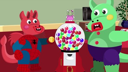 Tobigon Hulk vs Tobi Tooth brush selection Animation movies ❤ Superhero In Real Life Kids movies