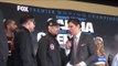 ROBERT GUERRERO PUMPED UP ON STAGE AFTER WEIGH IN EsNews Boxing