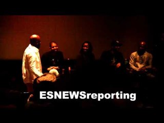 Floyd Mayweather There Is A Limit What Money Can Buy - in la to support watson film