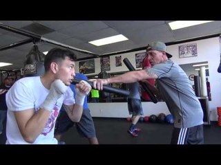 buddy mcgirt working at pullmans gym EsNews Boxing