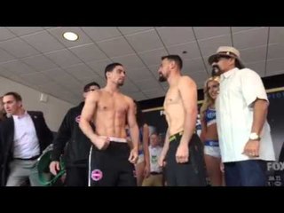 Garcia vs Guerrero wild faceoff and weigh in - EsNews Boxing