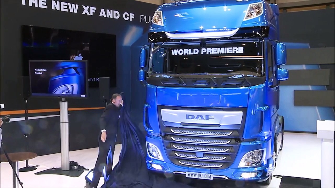 Behind the scenes of the new DAF XF and CF world premiere at the CV Show 2017