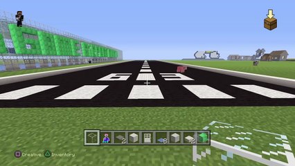 Minecraft plane take off PS4