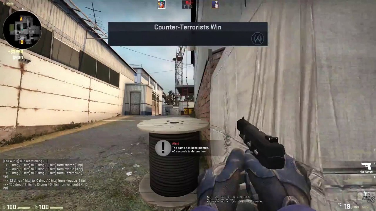 CSGO: Last Second 360° NoScope