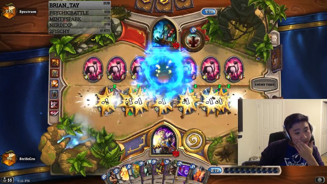Hearthstone: StrifeCro gets saved by the rope