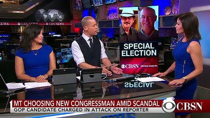 GOP candidate in Montana charged with assault on reporter