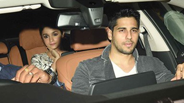 Alia Bhatt And Sidharth Malhotra At Karan Johar's Birthday Bash 2017
