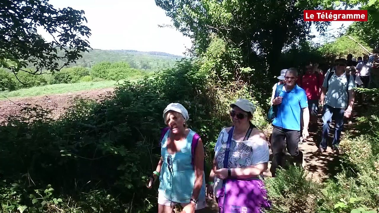 Tro Menez Are. 7.800 marcheurs sous le soleil