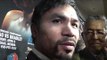 manny pacquiao full interview about the tim bradley 3 fight EsNews Boxing
