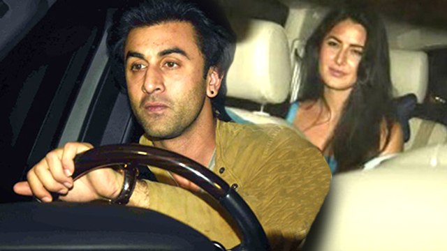 Ranbir Kapoor And Katrina Kaif At Karan Johar Birthday Bash 2017