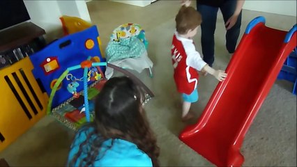 Little Tikes First Slide - 2nd Birthday Reaction