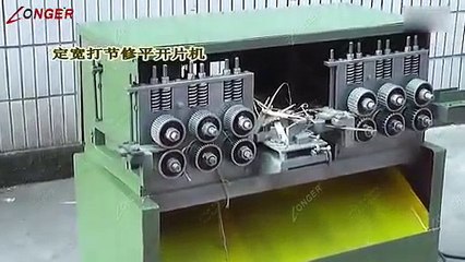Bamboo Tooth Picks Making Machine Whole Set Baoboo Toothpicks Making Machine Video