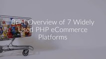 Some PHP Based ECommerce Platforms _ PHP Website Development Services USA