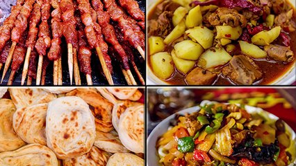 GIANT SPICY Chicken & Hand Pulled Noodles  Xinjiang Cuisine Guide