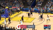 NBA 2K17 Stephen Curry,Kevin Durant & Klay Th  Highlights vs Clippers 2017.02.2