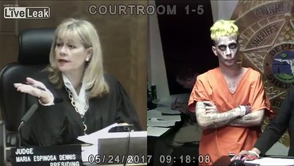 Le sosie parfait du Joker a été repéré dans un tribunal en Floride