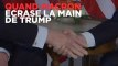 Quand Macron écrase la main de Trump