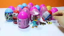 Peppa Pig Play Doh Kinder Surprise eggs Barbie Frozen Mickey Mouse Disney Cars Spongebob