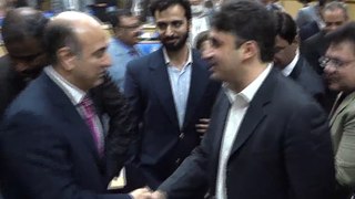 SindhCM Syed Murad Ali Shah accompanied by Chairman PPP Bilawal Bhutto attend program Opening Ceremony at SMIU