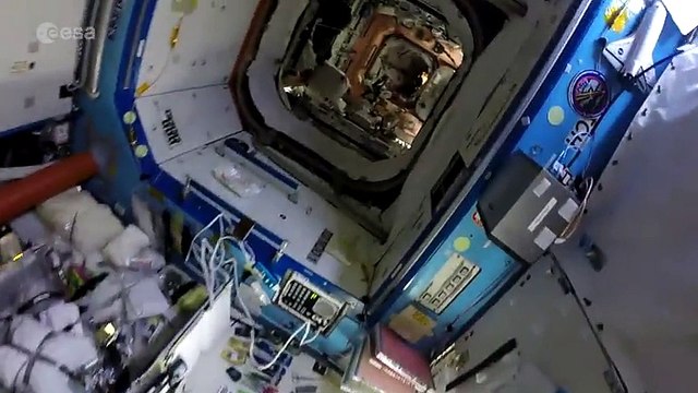 Visite guidée de la station spatiale par Thomas Pesquet le 23 mars 2017