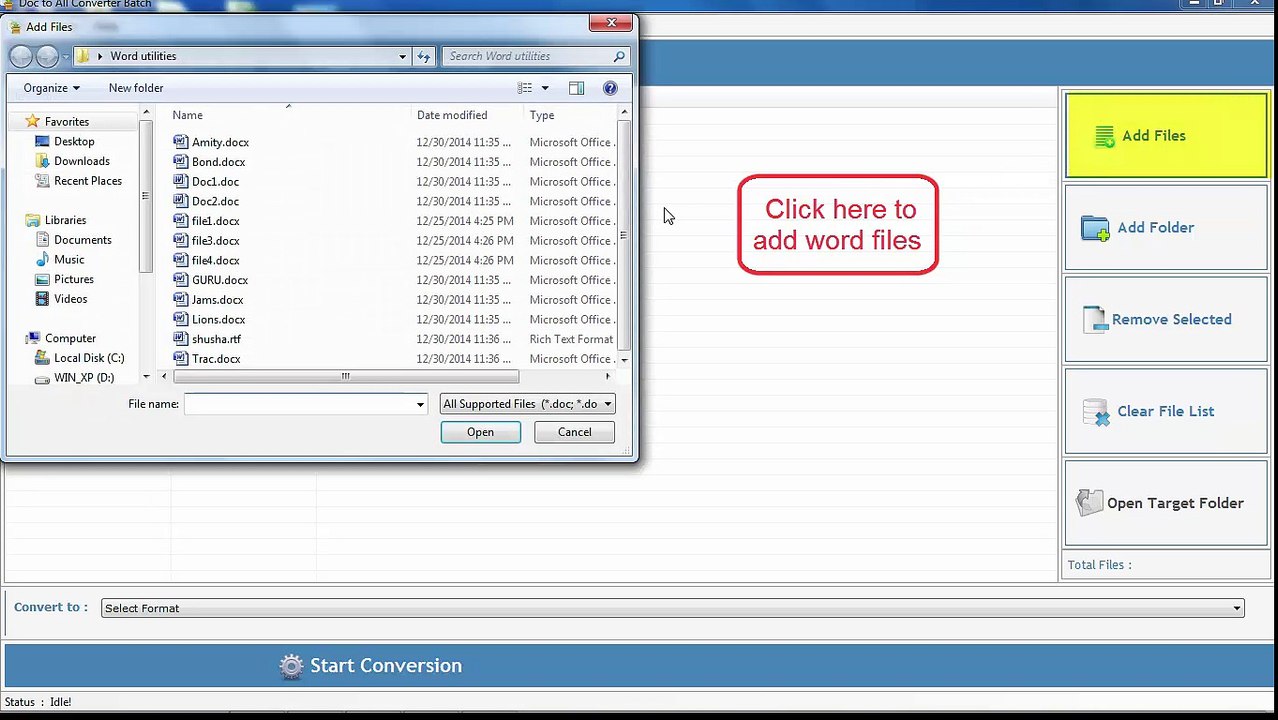 How to convert word document to xps?